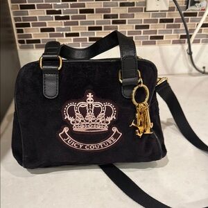 Juicy Couture Black and Purple Women's Bag